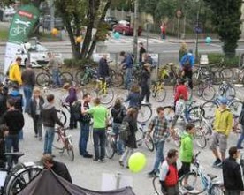 Messe med brugte cykler i Graz, Østrig