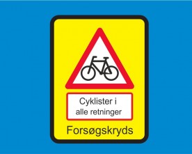 Første forsøg med supercykelkryds i Danmark