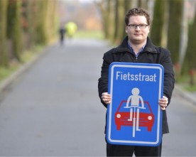 Belgien først med officielt Cykelgade skilt!