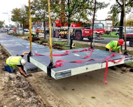 Verdens første solcelle cykelsti!