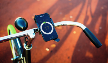 Grøn bølge for cyklister med smartphones