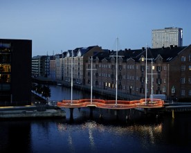 Cirkelbroen på Christianshavn giver bedre adgang for cyklisterne