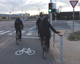 Effekten af cyklistgelændere