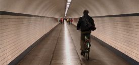 Cykeltunnel i Antwerpen