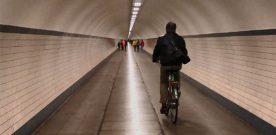 Cykeltunnel i Antwerpen