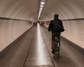 Cykeltunnel i Antwerpen