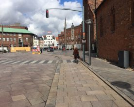 Ny cykelrute på Filosofgangen i Odense