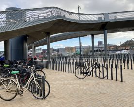 Cykelparkering ved Odense Station nord